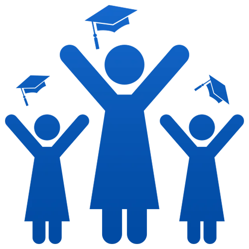 Happy Students + 